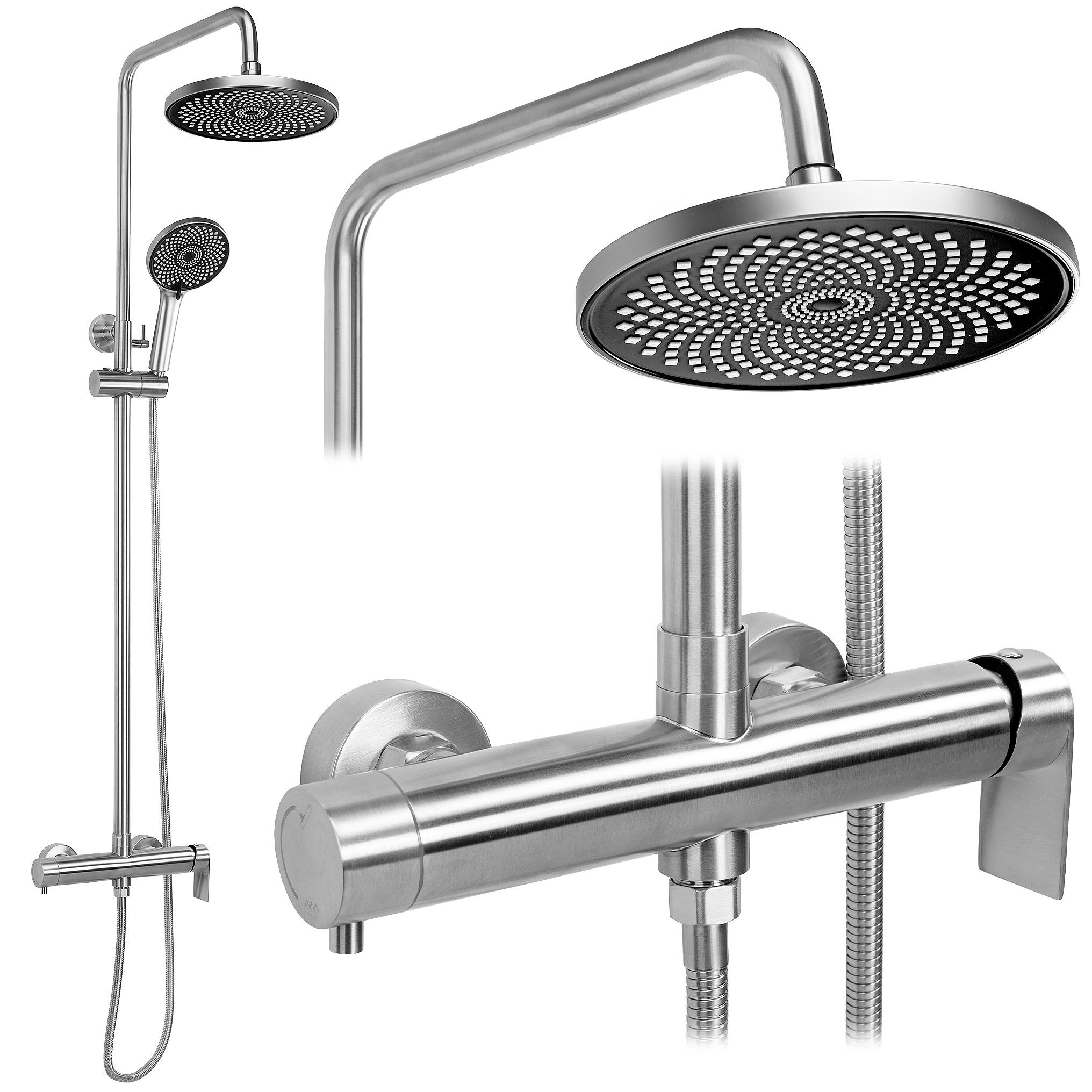 Tuš set Rea Hunter Brush Nickel