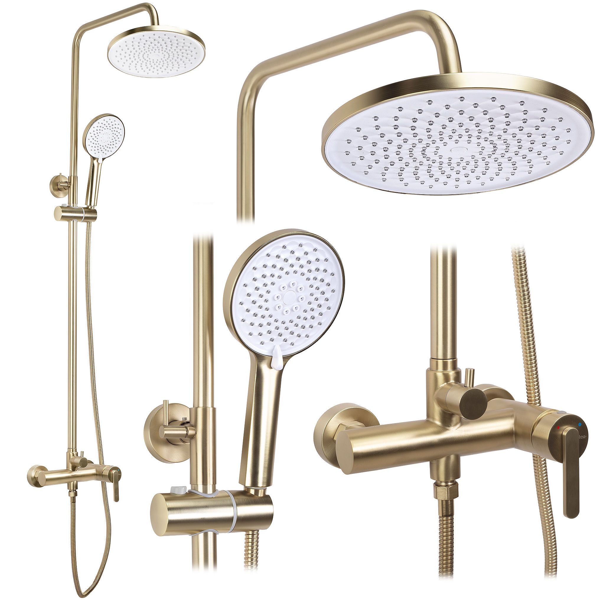 Tuš set Rea Ontario Brush Gold