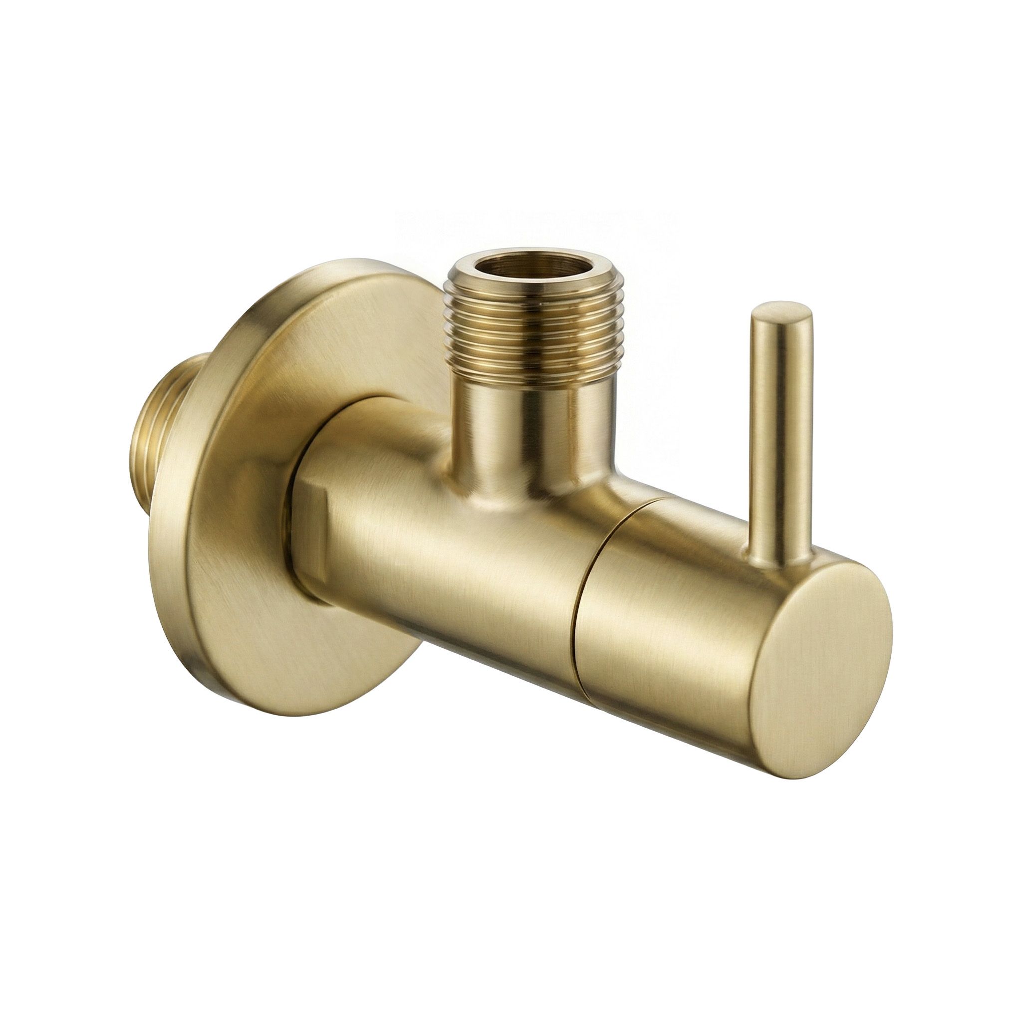 Kutni ventil 1/2" x 3/8" Brush Gold