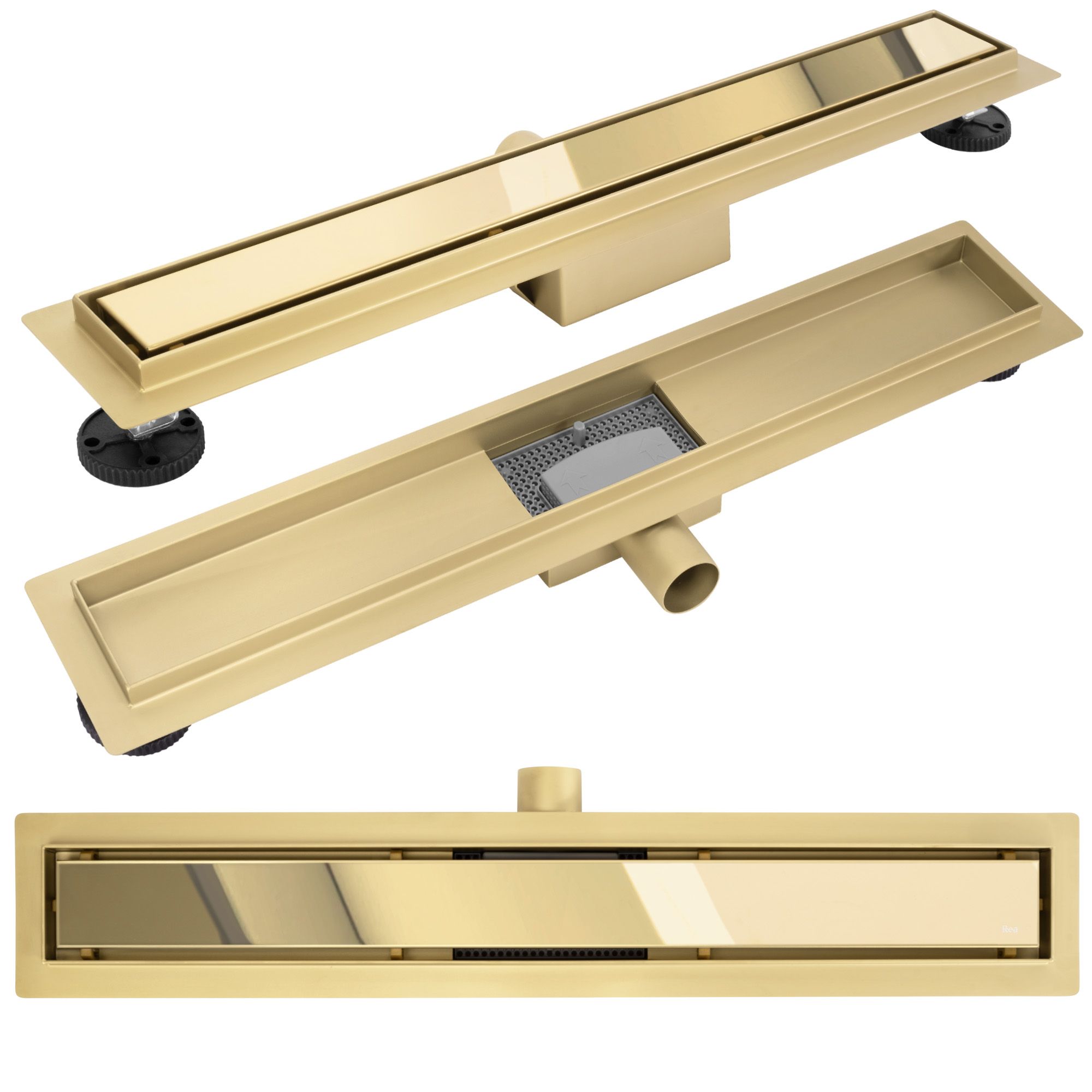 Tuš kanalica Rea Neox Gold 80