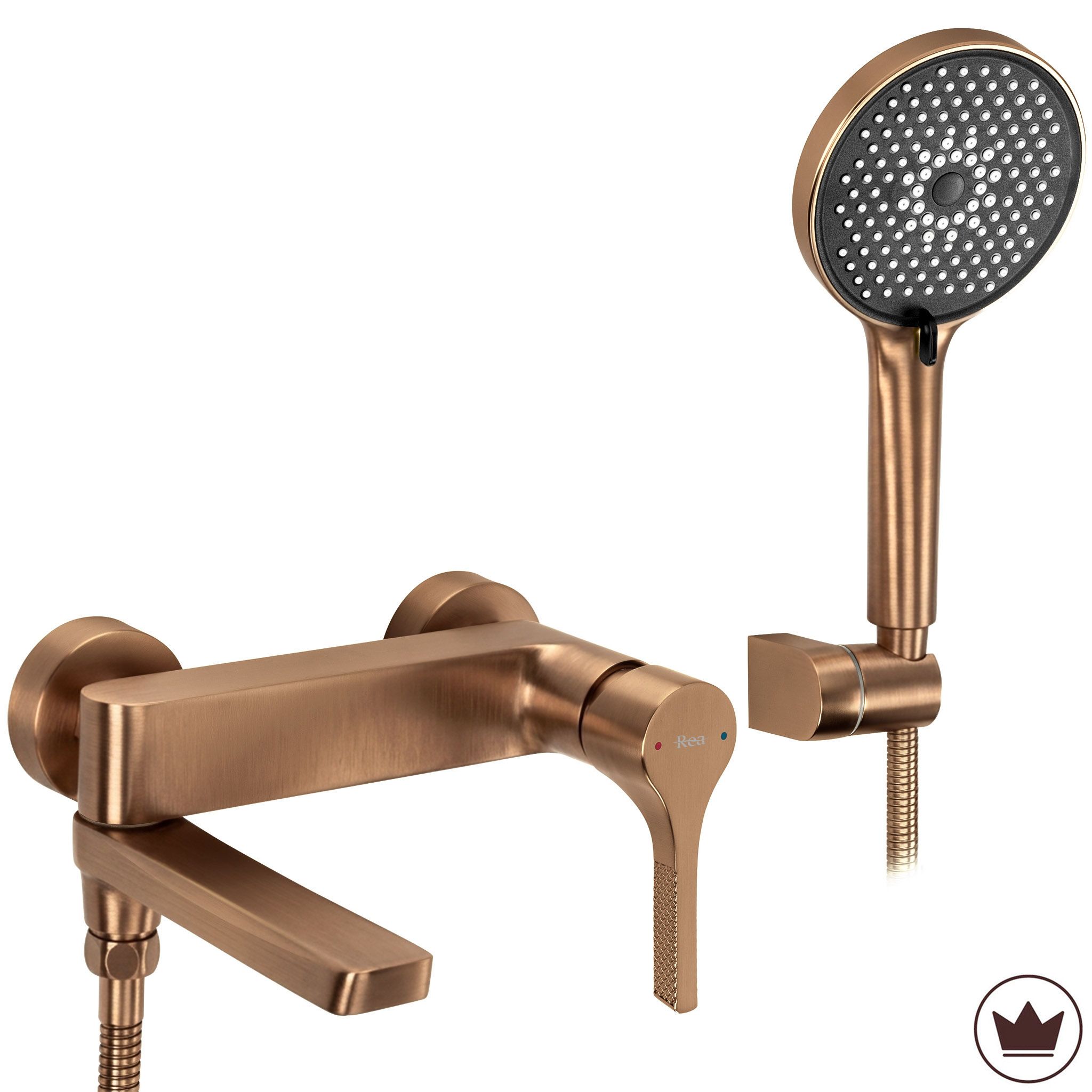 Slavina za kadu Rea PREMIUM Maxim Brush Copper