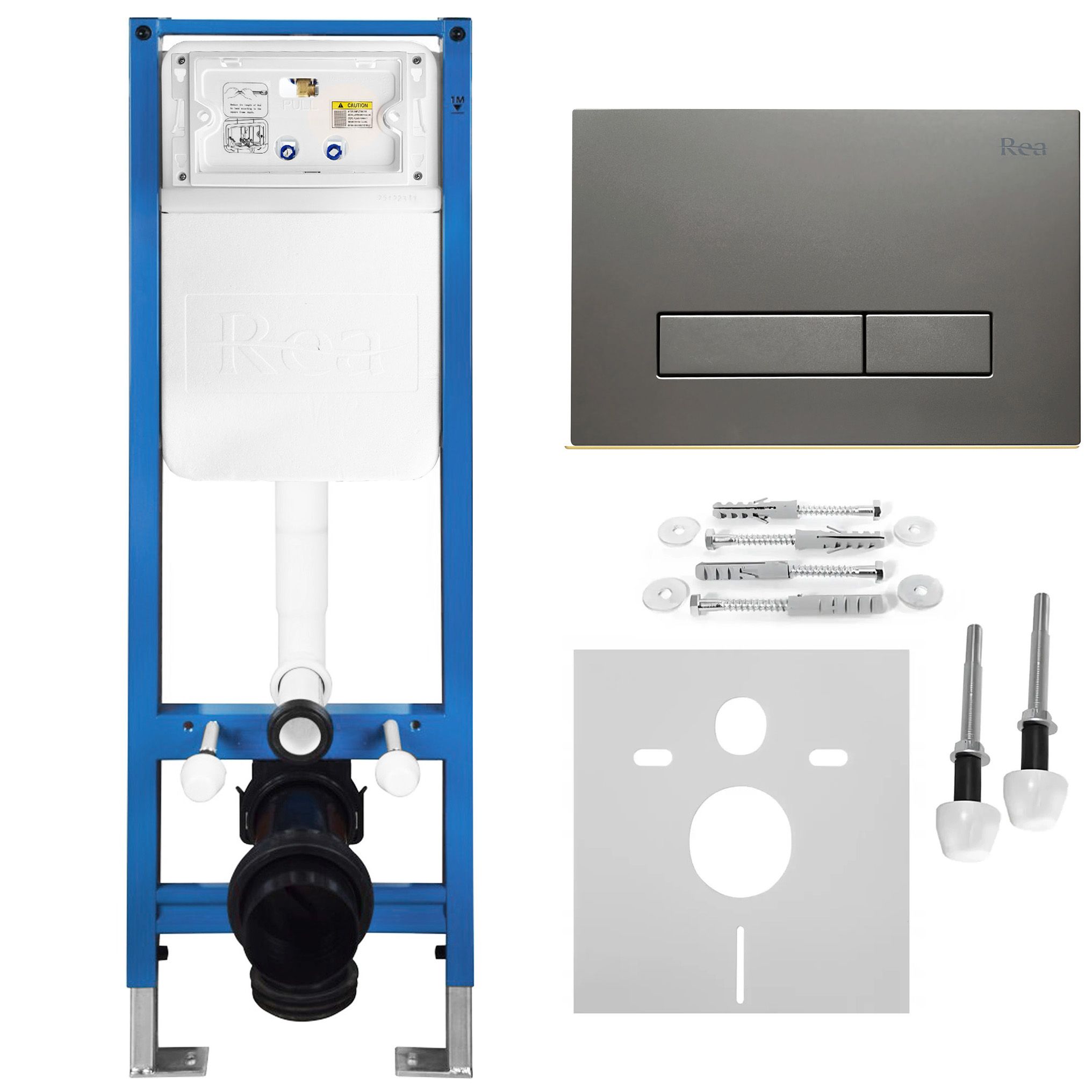 Podžbukni Set za WC Slim 024N s HD Titan Tipkom