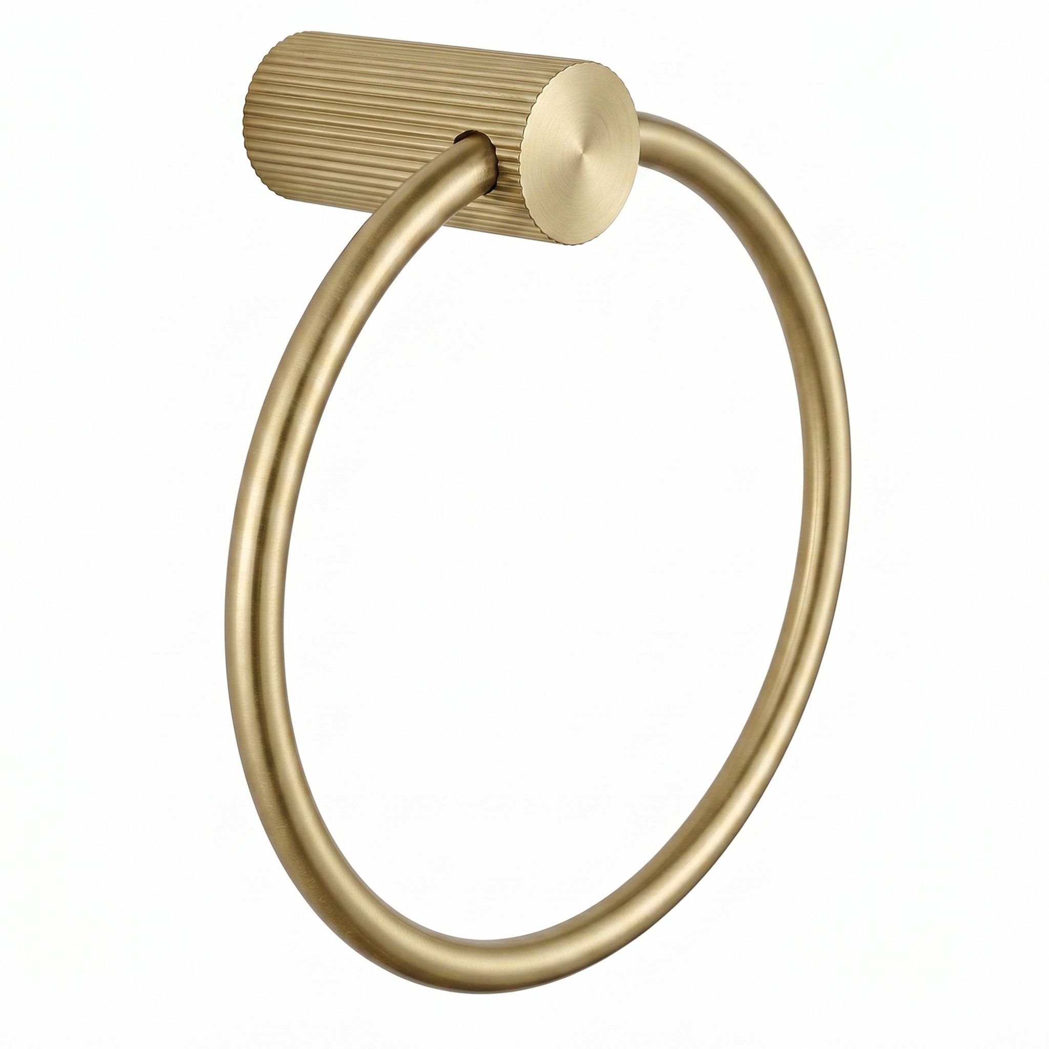 Kupaonska vješalica Ring 64106 SOLO Brush Gold