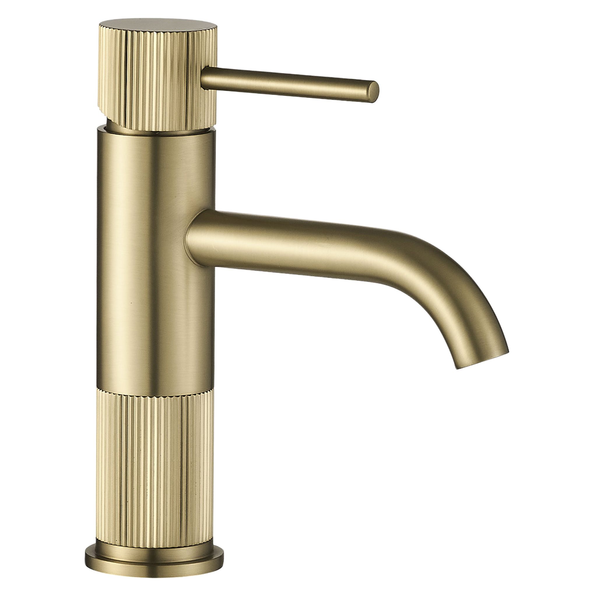 Kupaonska miješalica Rea Lungo Stripe Brush Gold Low