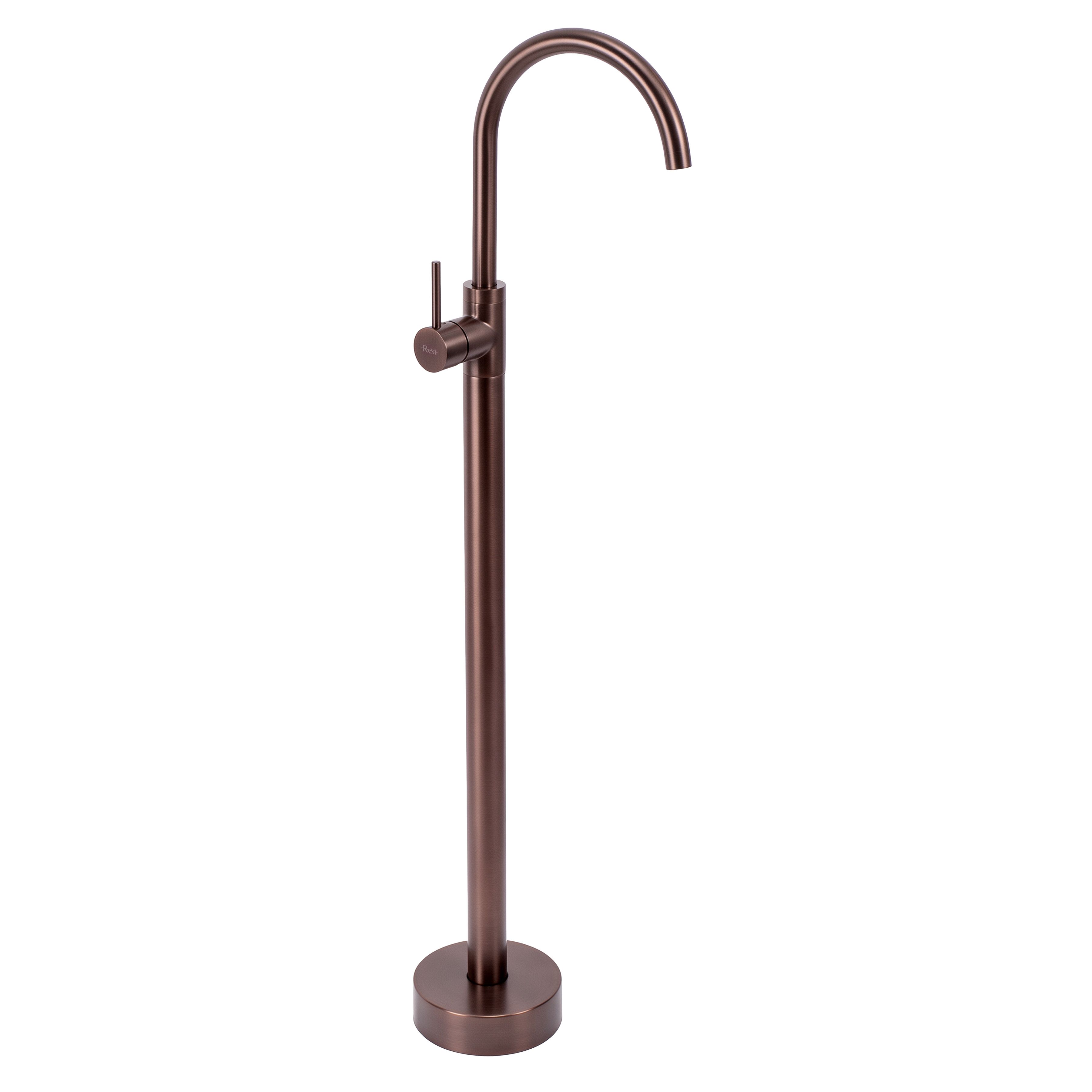 Podna Slavina za Umivaonik Rea Lungo Brush Brown