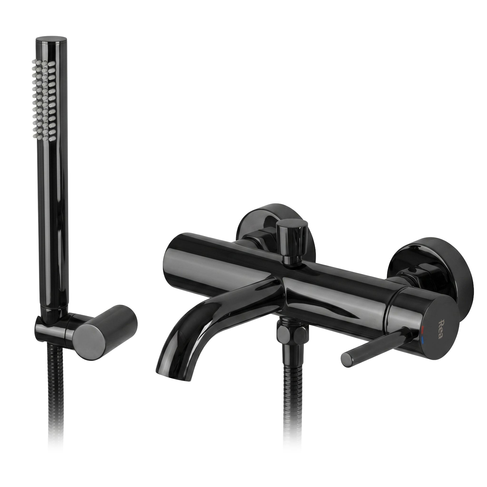 Baterija za kadu Rea Lungo Black metallic
