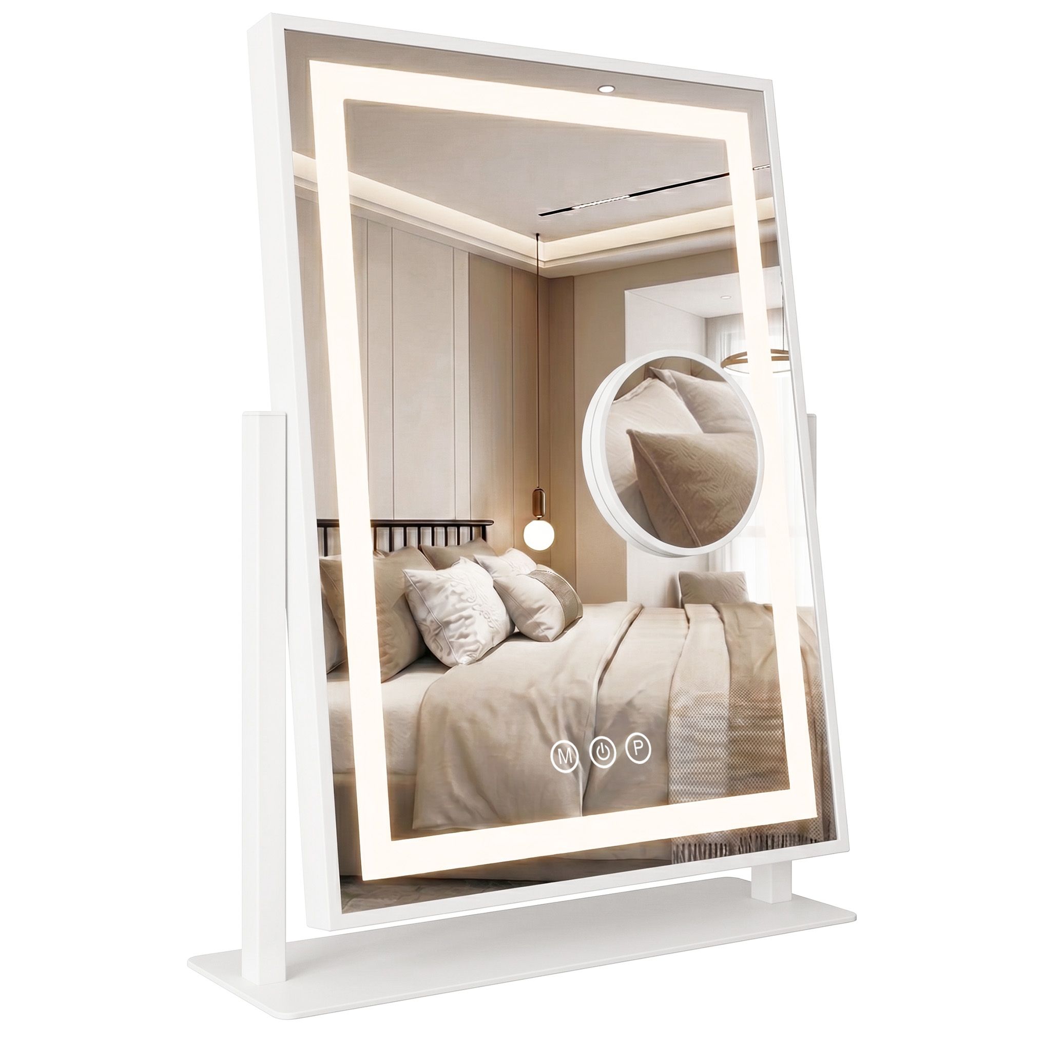 Ogledalo LED LUMI White 30x40cm