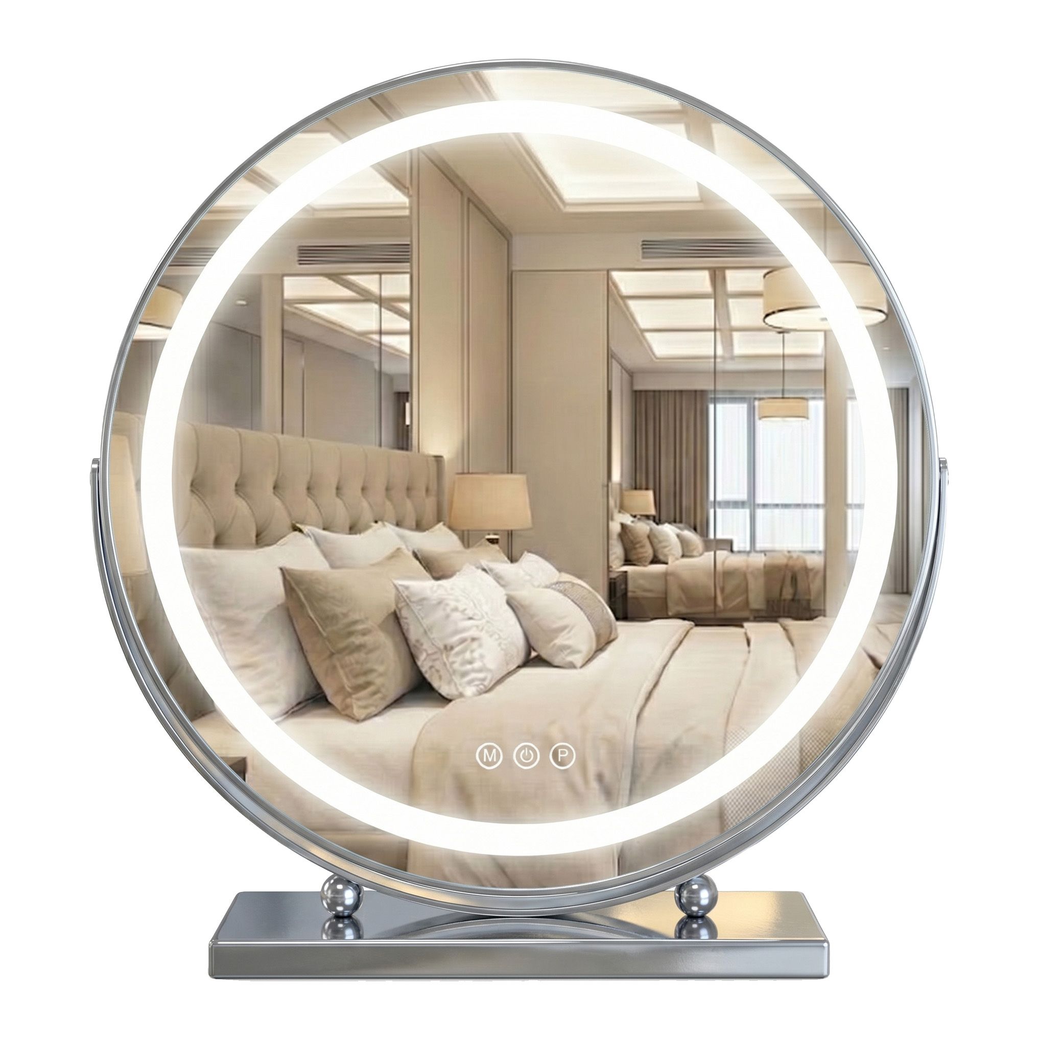 Ogledalo LED MAKE-UP Chrome 50 cm