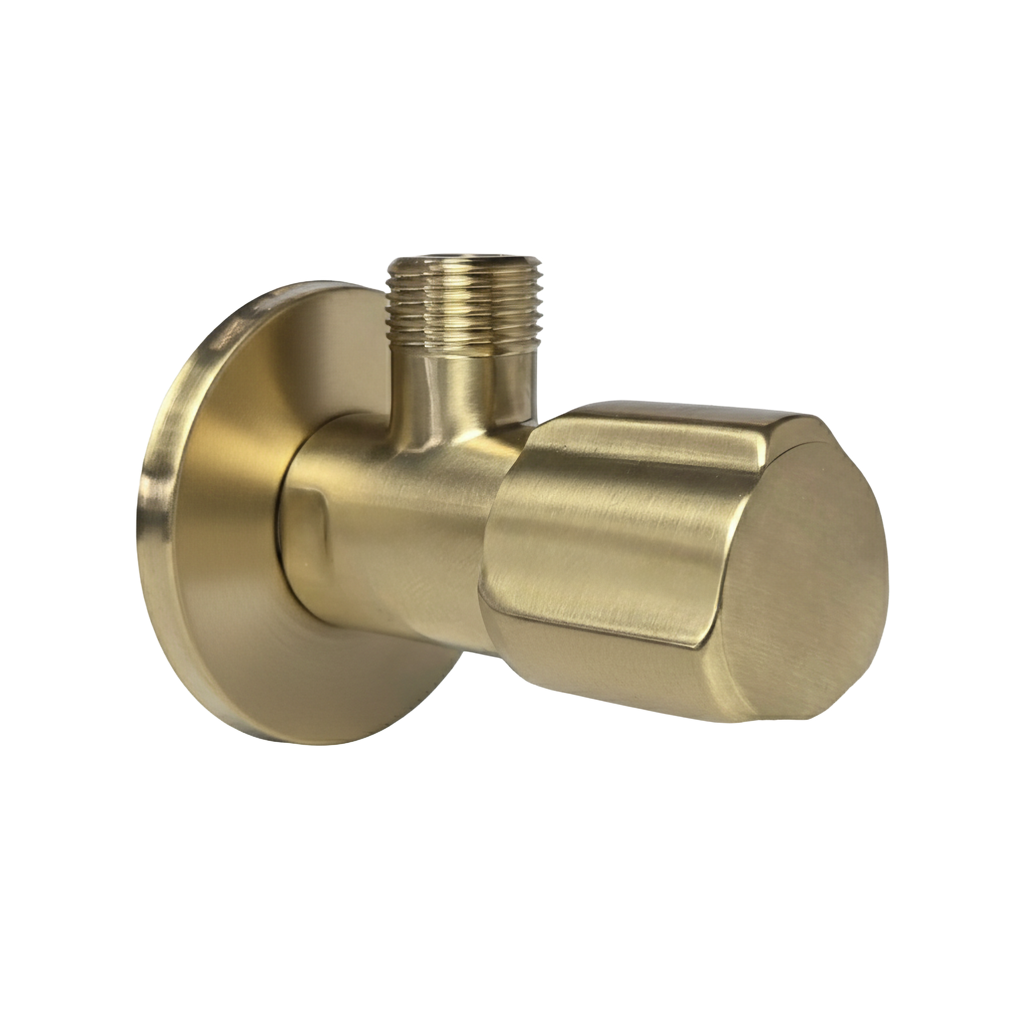 Kutni ventil 02 1/2" x 3/8" Brush Gold