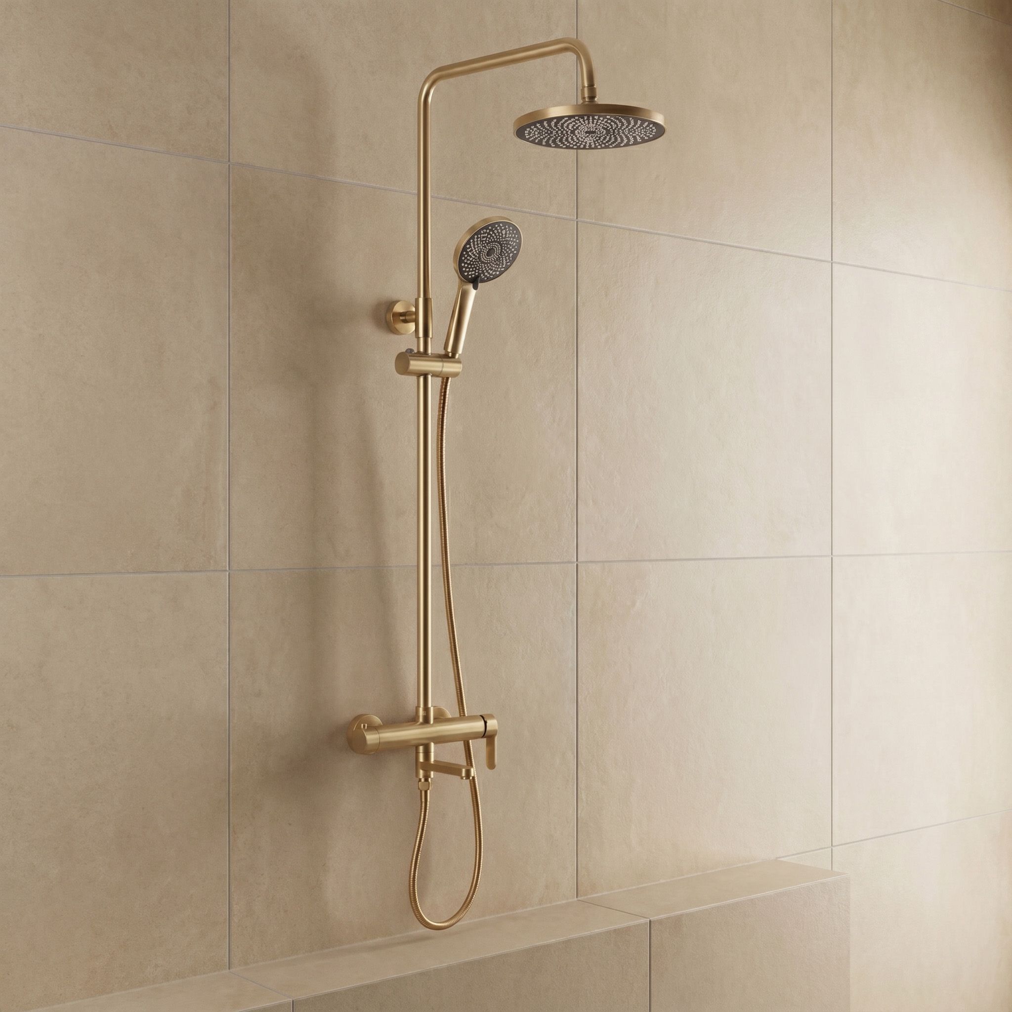 Set za Tuširanje Rea Arcos brush gold