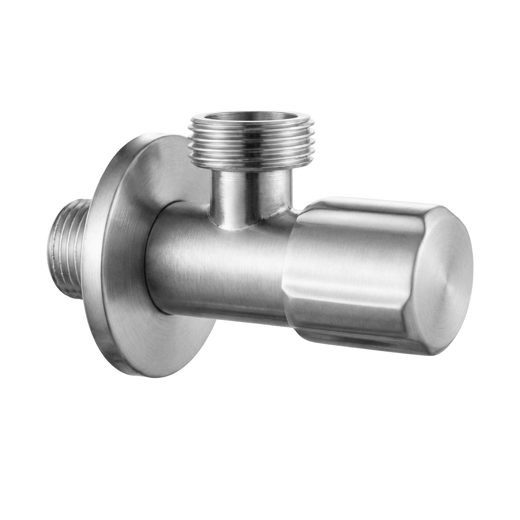 Kutni ventil 02 1/2" x 3/4" Brush Nickle