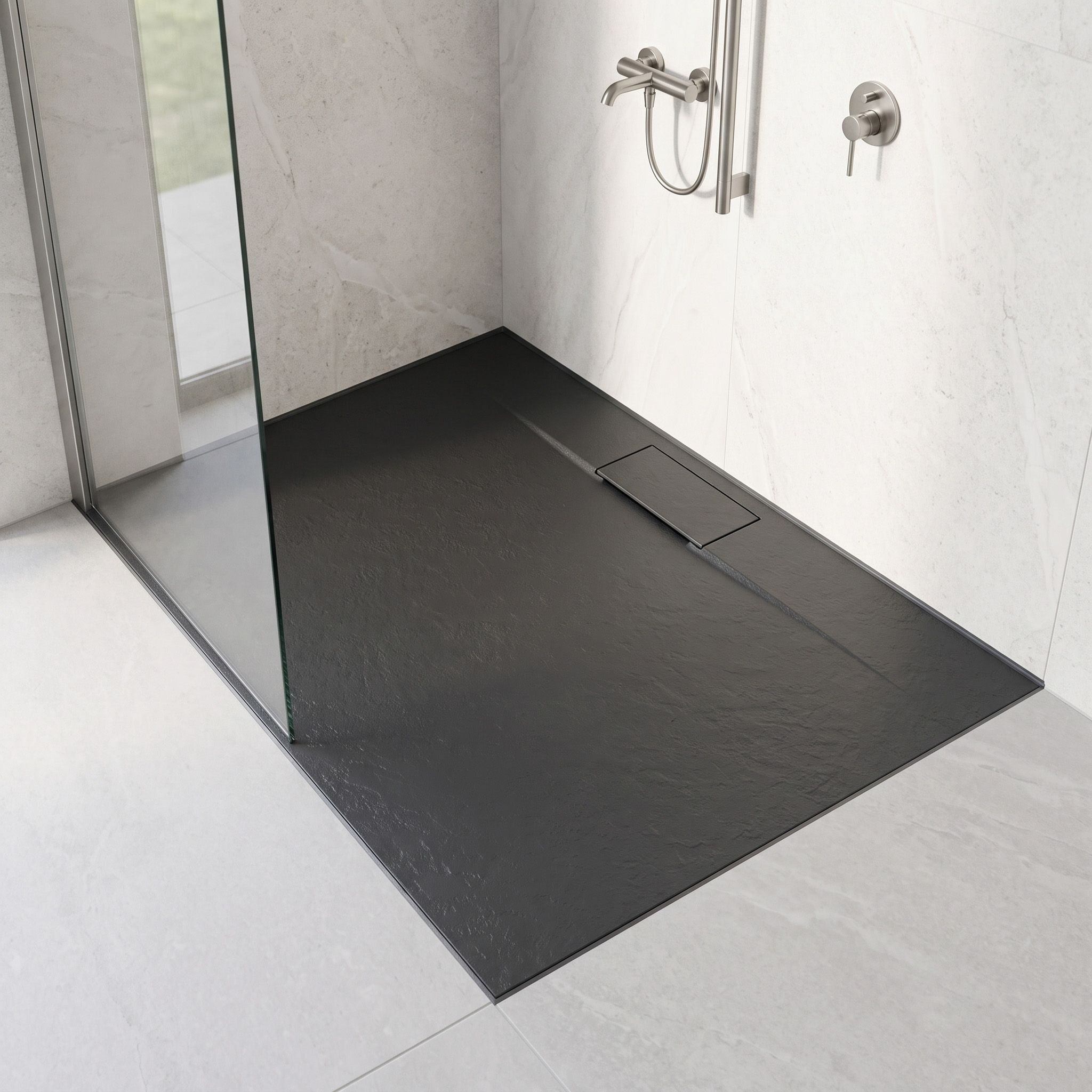 Bazalt long Black tuš kada 90x120