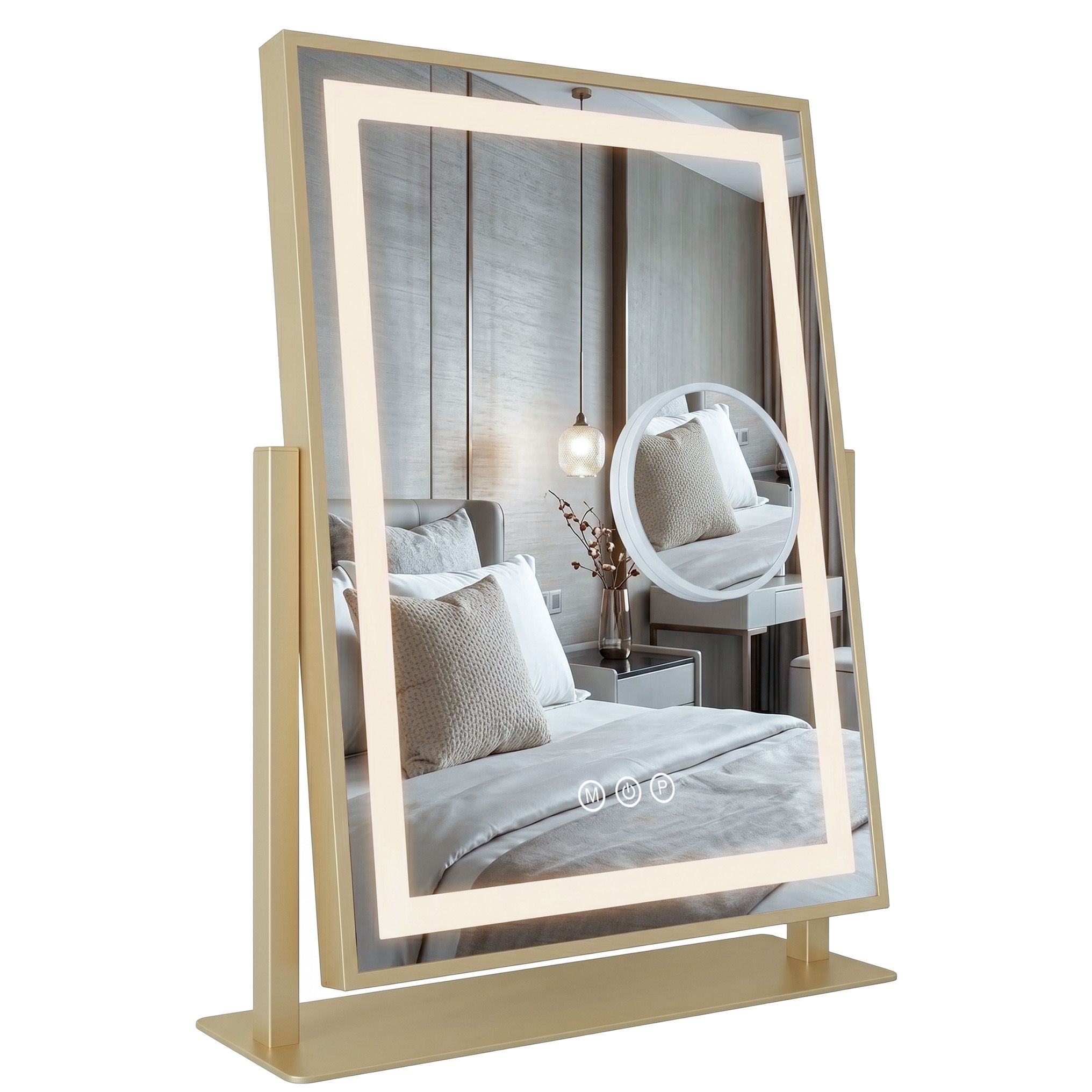 Ogledalo LED LUMI L.Gold 30x40cm