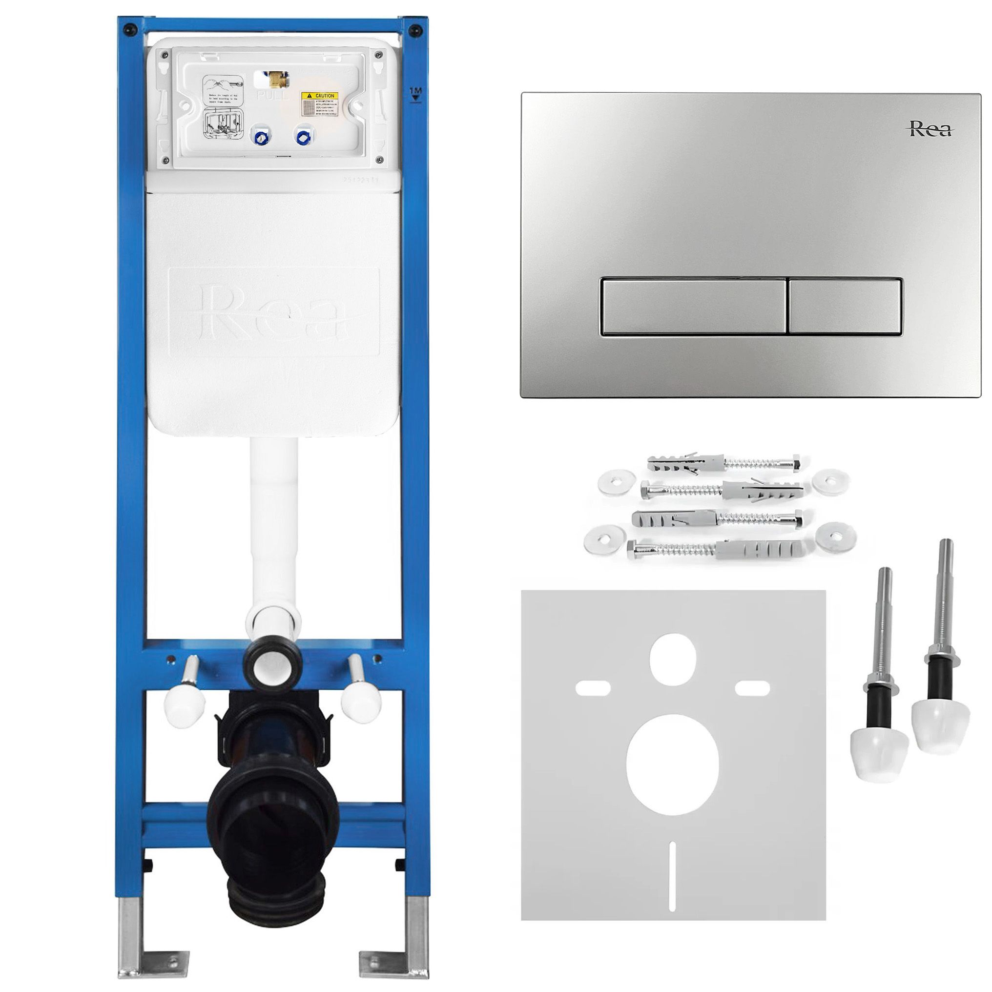 Podžbukni Set za WC Slim 024N s HD Satin Tipkom