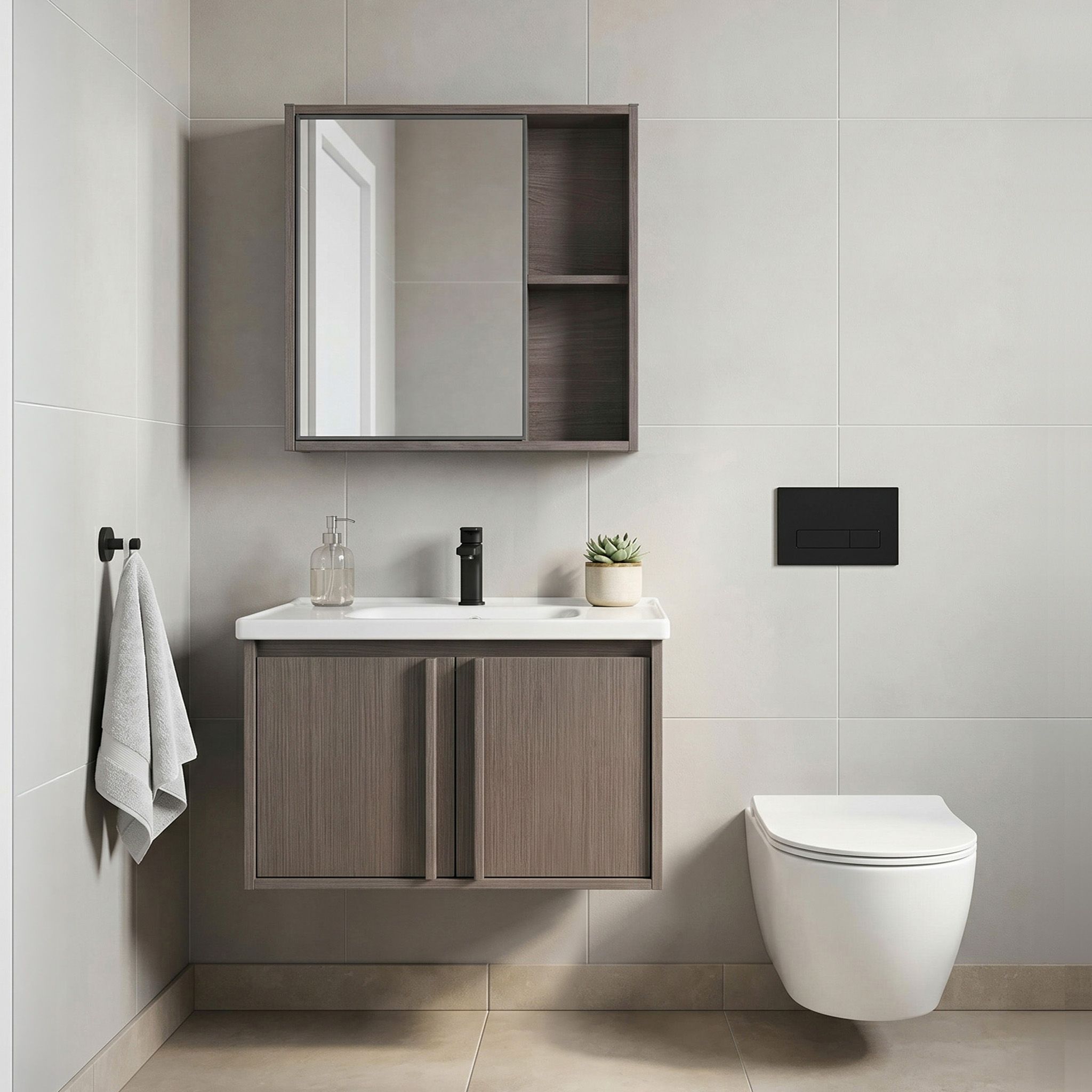 Set kupaonskog namještaja s umivaonikom Gama T25023 KJM 60CM