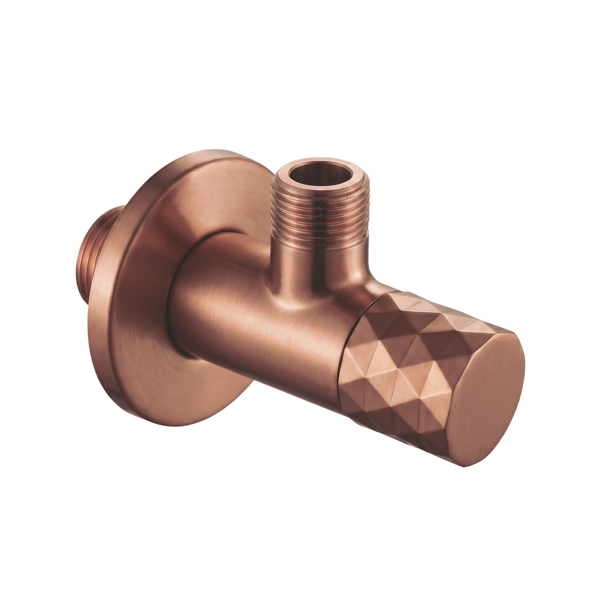 Kutni ventil Diamond 03 1/2" x 3/8" Brush Copper